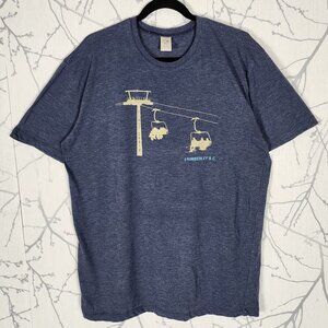 Arrow & Axe Ski Lift Bamboo Blend Crewneck Graphic T-Shirt